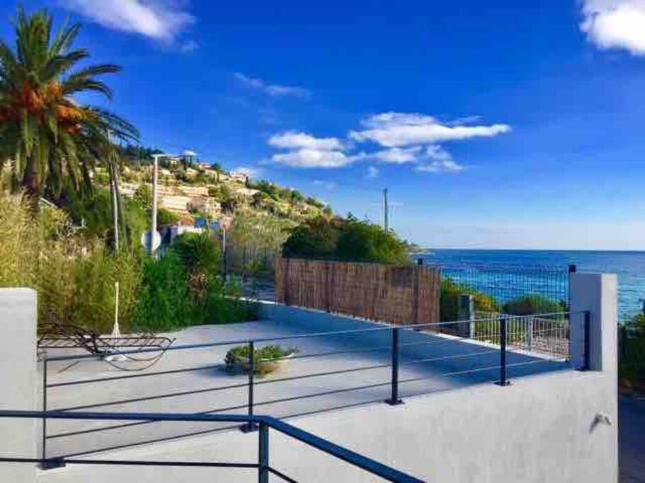 Duplex Vue Mer Plage De Saint-Clair Le Lavandou Exterior foto